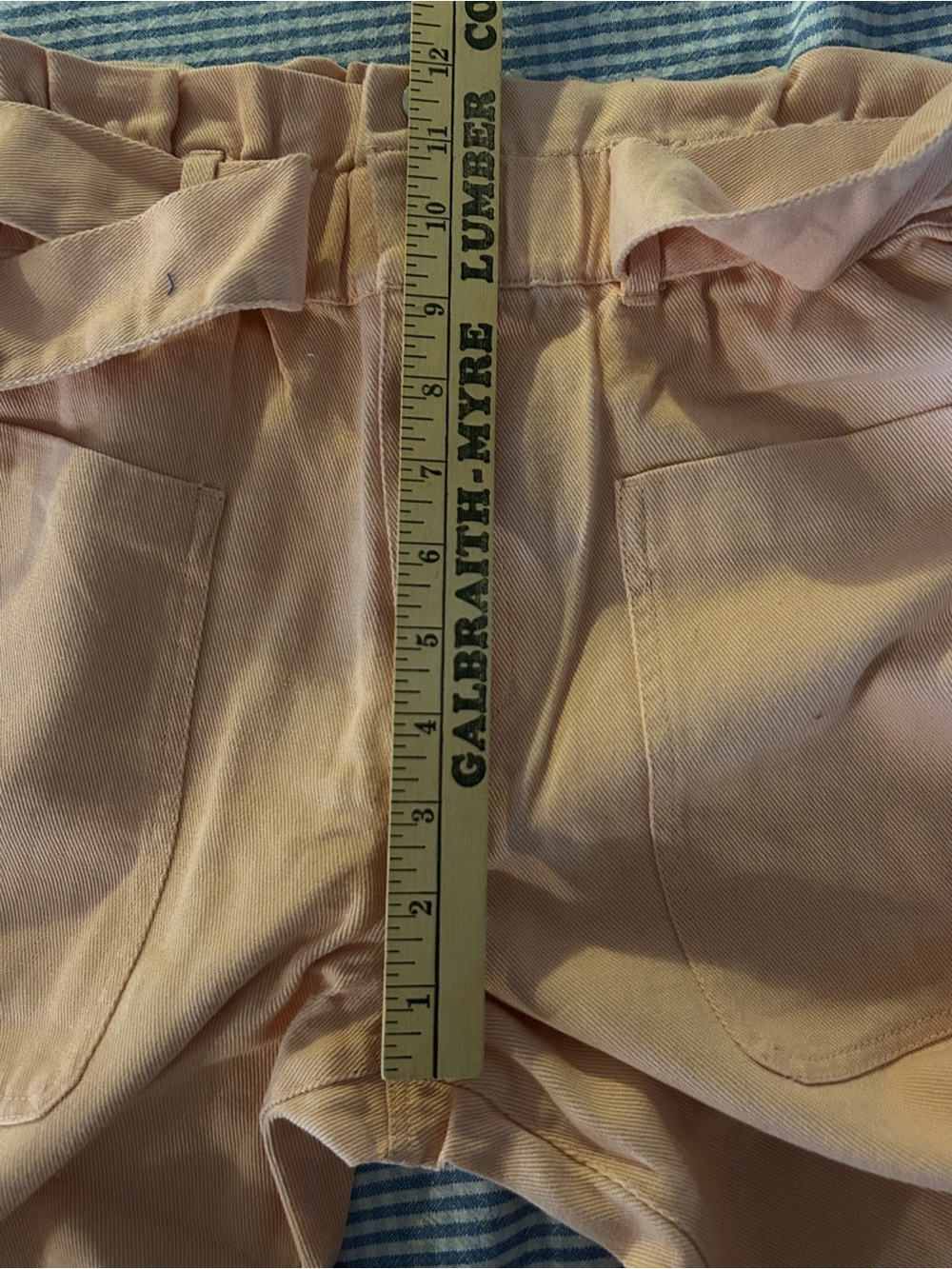 Seashell Pink Paper Bag Ankle Pants Forever 21 New With Tags Size Small - Picture 7 of 8
